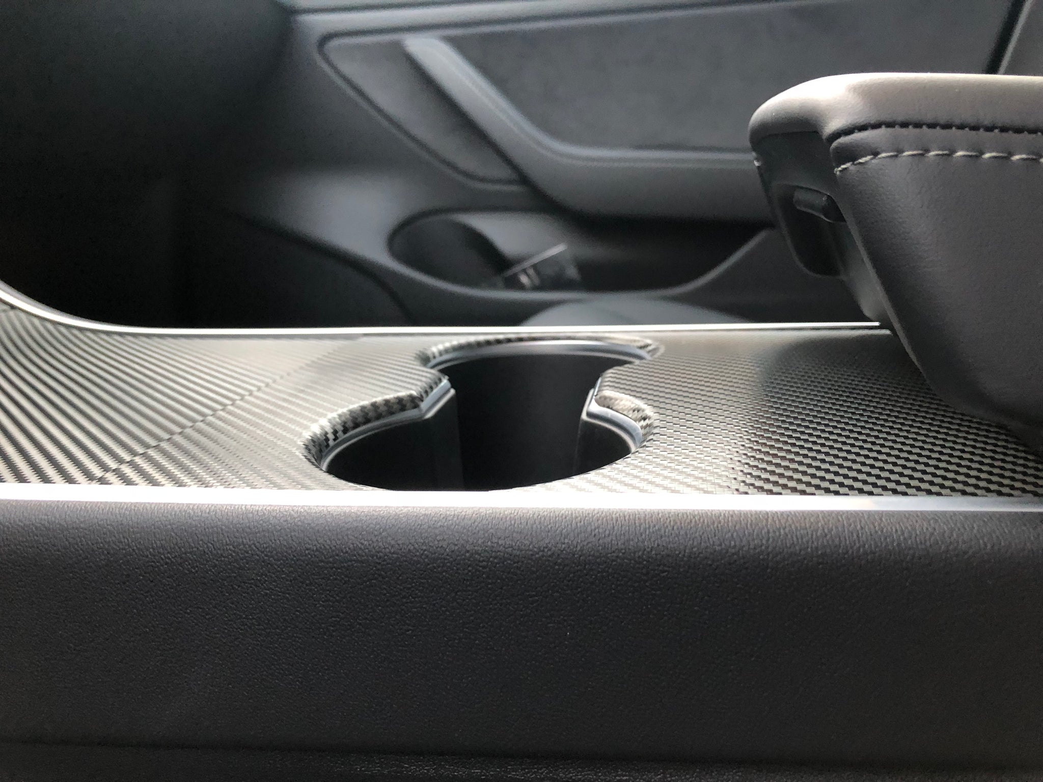 Vinyl wrap center console  your tesla. your customization