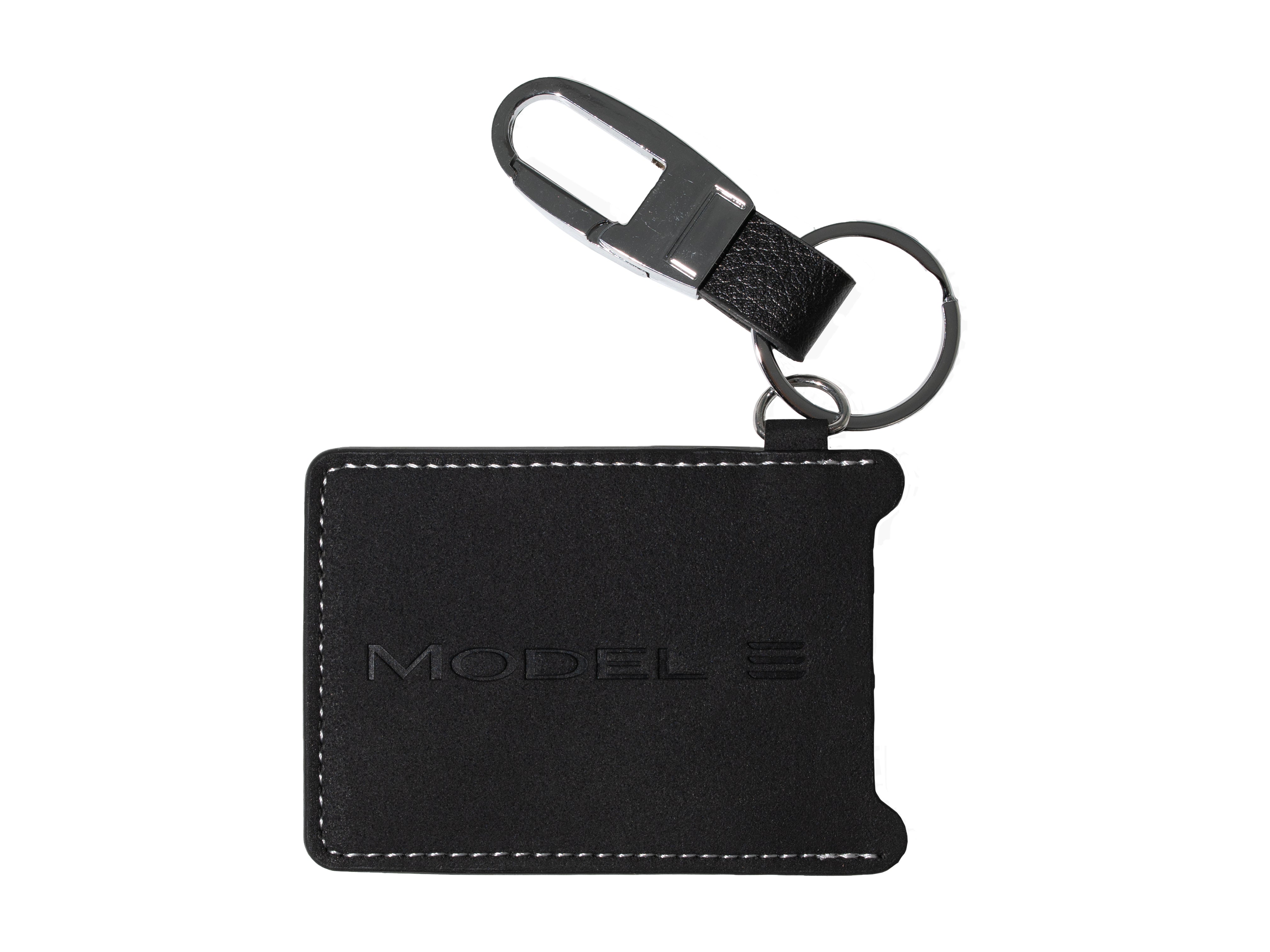 Tesla Model 3 Alcantara Suede Key Card Holder Keychain – EVitems®